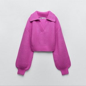 Zara cropped sweater